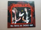 Metallica --kill em all in chicago 83 -- LP' - coloured   vinyl  -