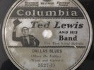prewar jazz 78 TED LEWIS Dallas Blues, Royal Garden Blues COLUMBIA 2527 E+ HEAR