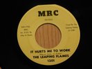 Leaping Flames Detroit DooWop Sheldon Stamp 45 Hurts Me To Work So Long on MRC