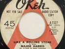 Major Harris – Like A Rolling Stone / Call Me Tomorrow – Okeh 1969 Promo 45 RPM