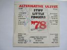 STIFF LITTLE FINGERS ALTERNATIVE ULSTER RARE 7