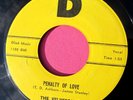 THE VELVETONES - Penalty of Love / Come Back - 45 rpm - D 1049
