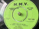 Ray Charles I Dont Need No Doctor  Hmv DEMO Pop1566  Soul Northern Motown vg+