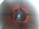 GARY NUMAN LP - TELEKON 1980 - DAYGLO RED VINYL + POSTER / SYNTH / NEW WAVE VG+