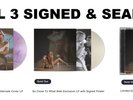 (INSURED ) 3 SIGNED & SEALED Vinyl CD So Close To What Tate McRae Purple Limited