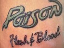 ROCK Poision - Flesh & Blood LP (1990) Enigma VG+