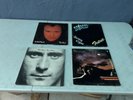 Genesis Phil Collins 4 LP LOT. Three, No Jacket, Face Value, Cryme Foxtrot