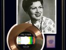 PATSY CLINE I FALL TO PIECES GOLD RECORD SIGNED AUTOGRAPHED PRE PRINTED RARE