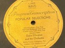 Program Transcription DUKE ELLINGTON ORCH  78 rpm  Jazz 1931 rare 