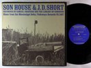 Son House & J.D. Short - Blues From The Mississippi Delta LP - Folkways OG Press