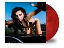 Charli XCX - CRASH Vinyl LP Red marble w/ signed art card