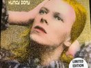 DAVID BOWIE   HUNKY DORY LTD EDTN GOLD VINYL LP W/ HYPE STICKER (2017) NEW