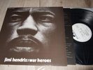 JIMI HENDRIX : WAR HEROES WHITE LABEL PROMO LP 1973 POLYDOR MP 2287 JAPAN +INSER