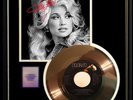 DOLLY PARTON HERE YOU COME AGAIN GOLD RECORD  W-PRINTED SIGNED AUTOGRAPH RARE
