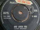THE BEATLES  SHE LOVES YOU  UK  PARLOPHONE FACTORY SAMPLE DEMO 1963