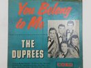 THE DUPREES You Belong To Me LPC905R Mono LP Vinyl VG Cover Fair 1962 ToC DooWop