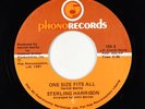 Funk Boogie Vocoder 45 - Sterling Harrison - One Size Fits All - Phono
