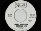 Northern Soul 45 - Marv Johnson - Unbreakable Love - United Artists - VG+ promo