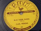 Carl Perkins 78rpm Single 10-inch Sun Records #234 Blue Suede Shoes