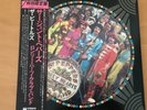 THE BEATLES SGT PEPPER’S LONELY HEARTS CLUB JAPAN LP OBI EAS-90071 PICTURE DISC