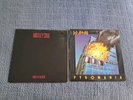 2 Vintage Vinyl Records Motley Crue Shout At The Devil & Def Leppard Pyromania