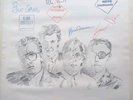 ELVIS COSTELLO & The ATTRACTIONS Almost Blue UK Promo Only signed by band # 008