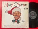 Bing Crosby / Merry Christmas LP Decca Mono Black Label 1st Press GD+
