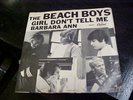 THE BEACH BOYS 45  Capitol 1960's Barbara Ann NEAR MINT PICTURE SLEEVE ONLY PS