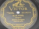 Away Out on the Mountain/Blue Yodel JIMMIE RODGERS 78 RPM PRE-WAR COUNTRY VG
