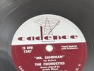 Mr. Sandman/I Don't Wanna See You Cryin' THE CHORDETTES 78 RPM E-