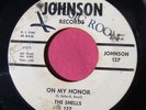 THE SHELLS - My Royal Love / On My Honor - Promo 45 rpm - Johnson 127