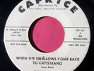 THE WILDWOODS - When the Swallows Come Back to Capistrano - Promo 45 Caprice 101