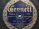 King Oliver's Creole Jazz Band Gennett Just Gone/Canal Street Blues (V) 78 RPM