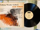 Jack Elliott LP Talking Woody Guthrie UK Topic VG+/EX