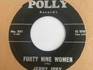 Rockabilly 45 JERRY IRBY Forty Nine Women b/w FRANK VIVIAN Jambalaya Polly Rare