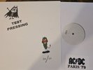 AC/DC  TEST PRESS LP #28  of 30 Made - PARIS 79 3 Track unreleased E.P.