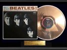 MEET THE BEATLES GOLD  RECORD LP ALBUM W-PRINTED SIGNED AUTOGRAPHS RARE NON RIAA