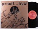 JUDAS PRIEST Live  COLUMBIA 2XLP VG+ embossed gatefold l