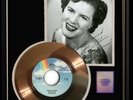 PATSY CLINE CRAZY 45 RPM GOLD RECORD SIGNED AUTOGRAPHED PRE PRINTED RARE