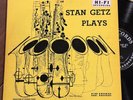 Stan Getz Plays EX  1st Clef Lp 10” DG Duke Jordan DSM Cover