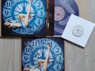 SIGNED CARD + Laufey - A Matter of Time Periwinkle Feather-Filled Vinyl LP + 7