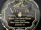 BLUES 78 ; BOBBY LEECAN-ROBERT COOKSEY VICTOR Black Cat Bone Blues/ Dirty Guitar