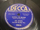 HAWAIIAN Sol Hoopii Steel Guitar 78 RPM Record Hawaii Decca 2560 BLUES