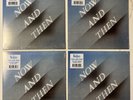 ALL 4 COLORED VINYL BEATLES NOW AND THEN 45 BLUE CLEAR MARBLE BLACK SEALED