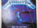 Metallica Ride The Lightning LP Vinyl Record 1984 Electra Records 60396-1