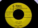 RARE  Psych 45 - LARRY J. FISHER w/ PRISM - JUST DUST - KHRYS  -  VG+