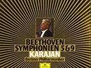2LP Box DGG 413933 BEETHOVEN Symphonies 5 & 9 KARAJAN Perry Baltsa Cole Van Dam