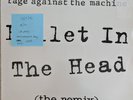 Rage Against The Machine Bullet In The Head Vinyl Record VG+/VG XPR1910 1993