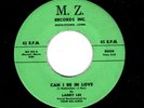 CONNECTICUT DOOWOP-LARRY LEE-CAN I BE IN LOVE/STOLEN LOVE-M.Z. 109