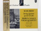 CASALS, VEGH QUARTET SCHUBERT STRING QUINTET PHILIPS 30PC18 Japan VINYL LP